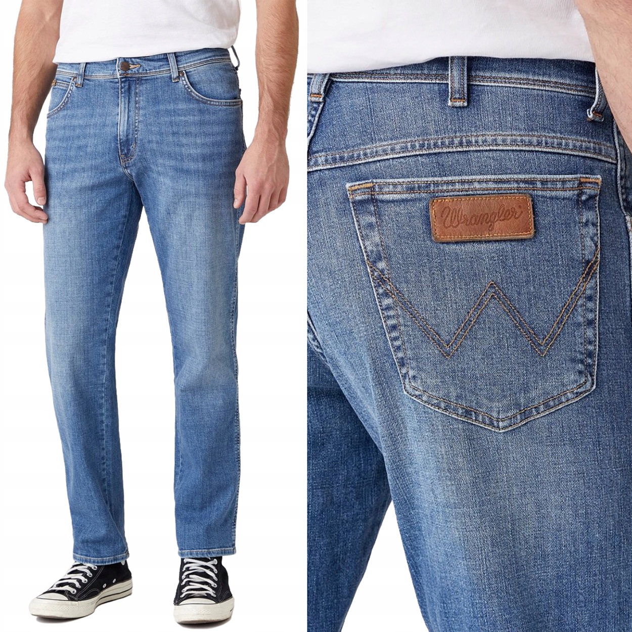 Wrangler Texas Worn Broke Free To Stretch pohodlné kalhoty W42 L32