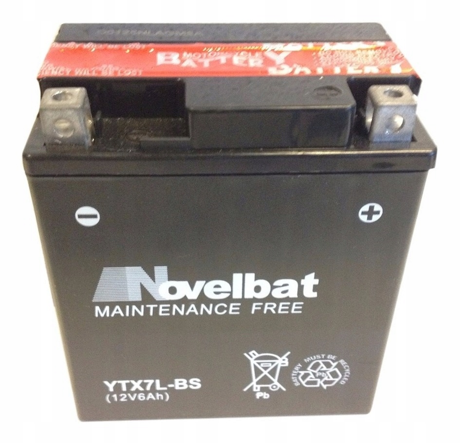 

Akumulator Novelbat YTX7L-BS 12V 6Ah Skuter, Quad
