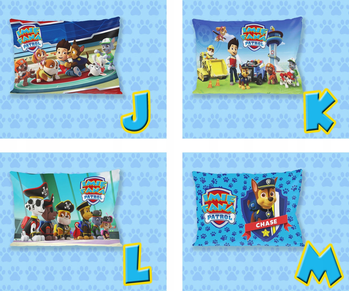 Psi Paw Patrol Poduszka + Kubek +Imię Na Prezent Tematyka, motyw Psi patrol