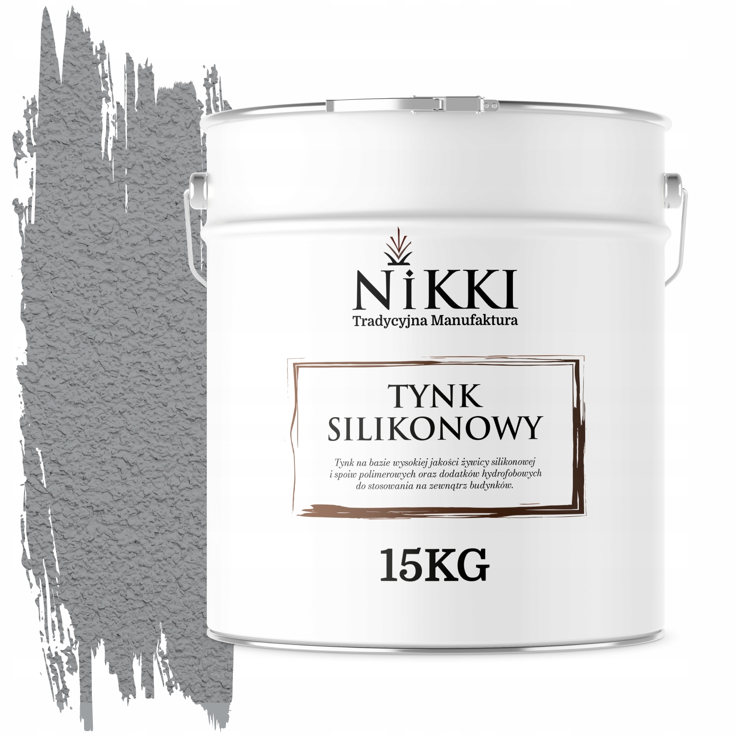 Silikonová Fasádní Omítka Šedomodrá F243 15KG Granulace 3.0mm