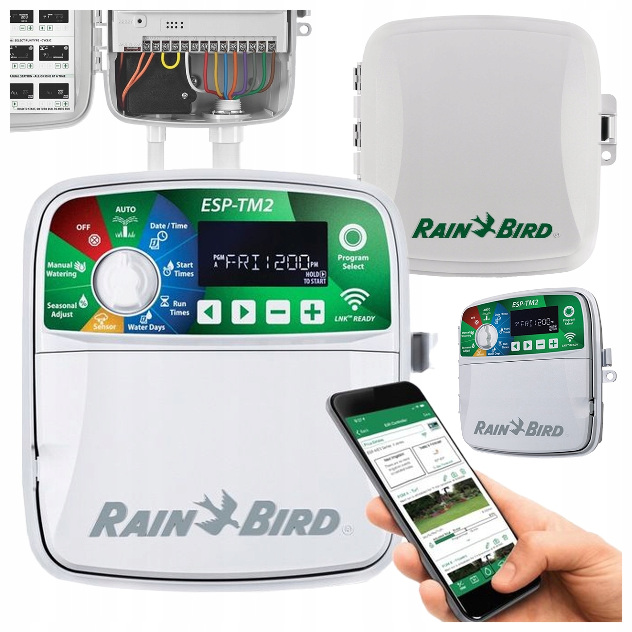 Sterownik Rain Bird ESP-TM2 8S Zewnętrzny, 8 Sekcji, Wifi, Praktyczny