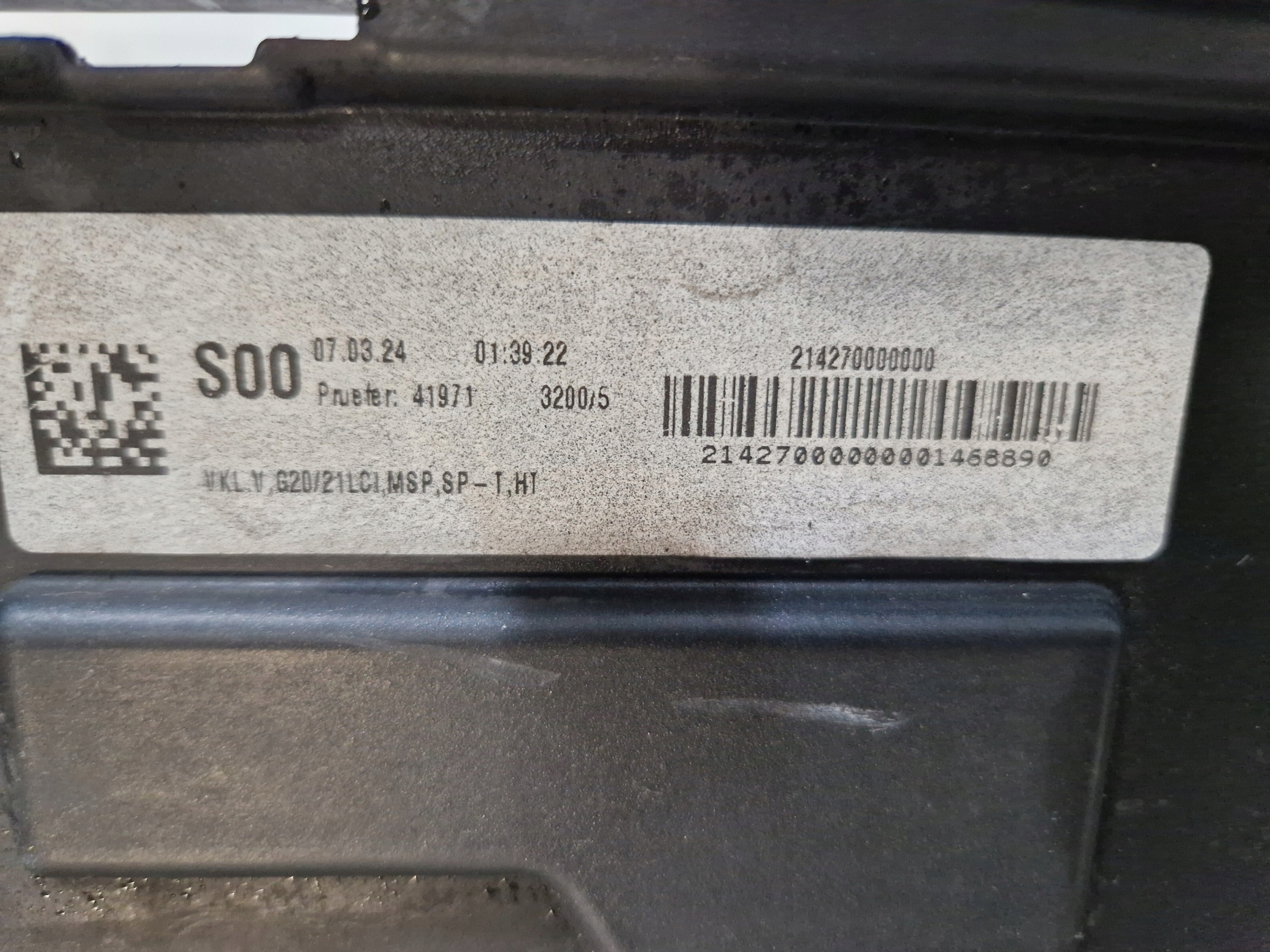 BMW G20 LIFT LCI bumper front front m-packet 8085444