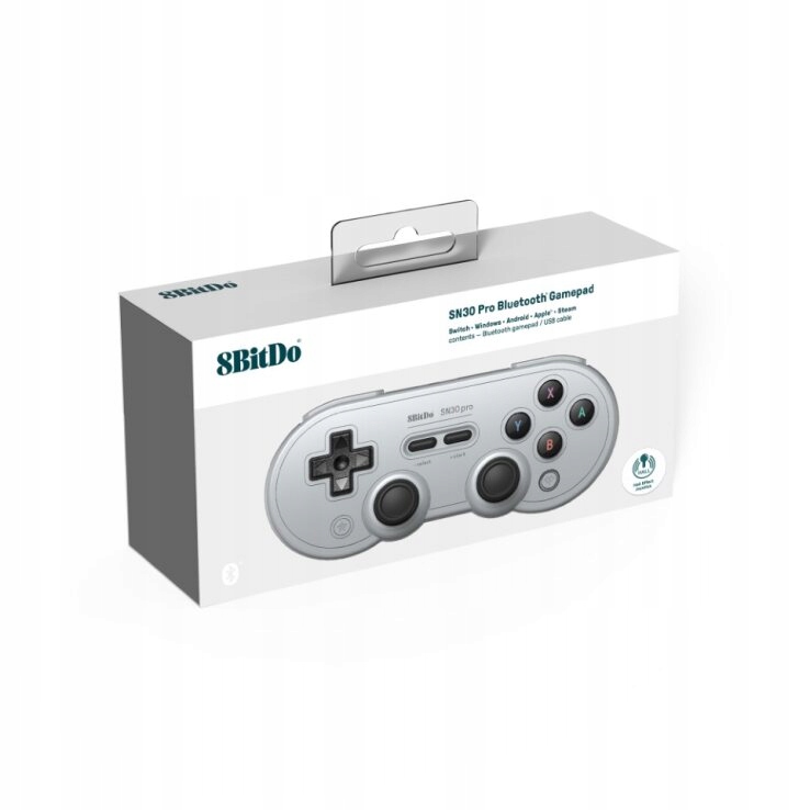 8BitDo SN30 Pre Gamepad Hall Effect Gray (Switch/PC/Mac/Android)
