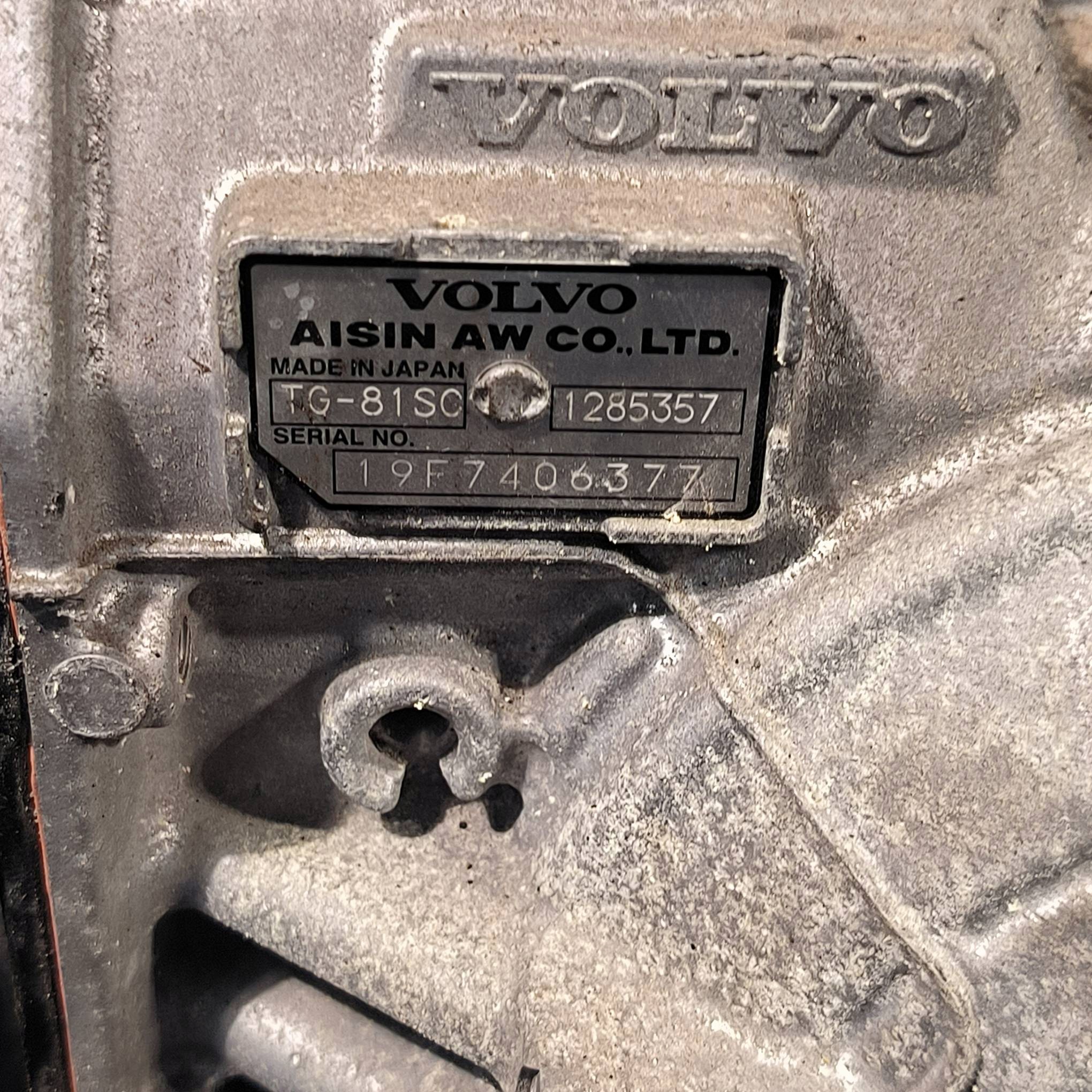 automatic gearbox TG-81SC VOLVO V60 II
