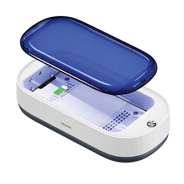 Usams Sterylizator Uv-c z ładowaniem indukcyjnym 15W biały