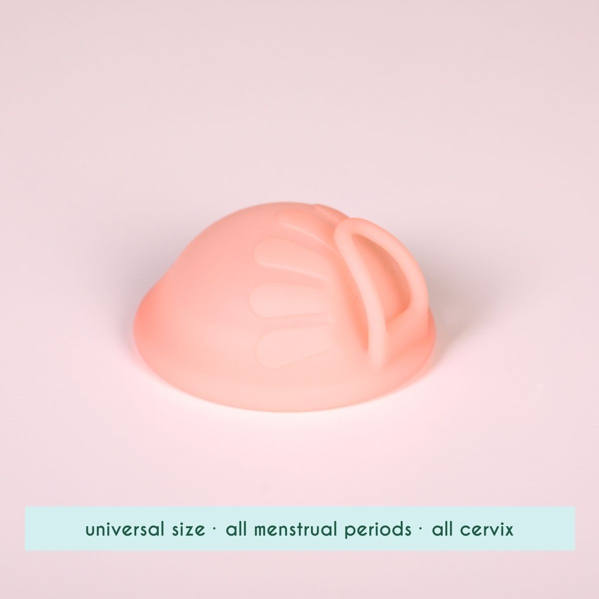 Dysk menstruacyjny one size umożliwia stosunek, pudrowy róż, Femi.Eko