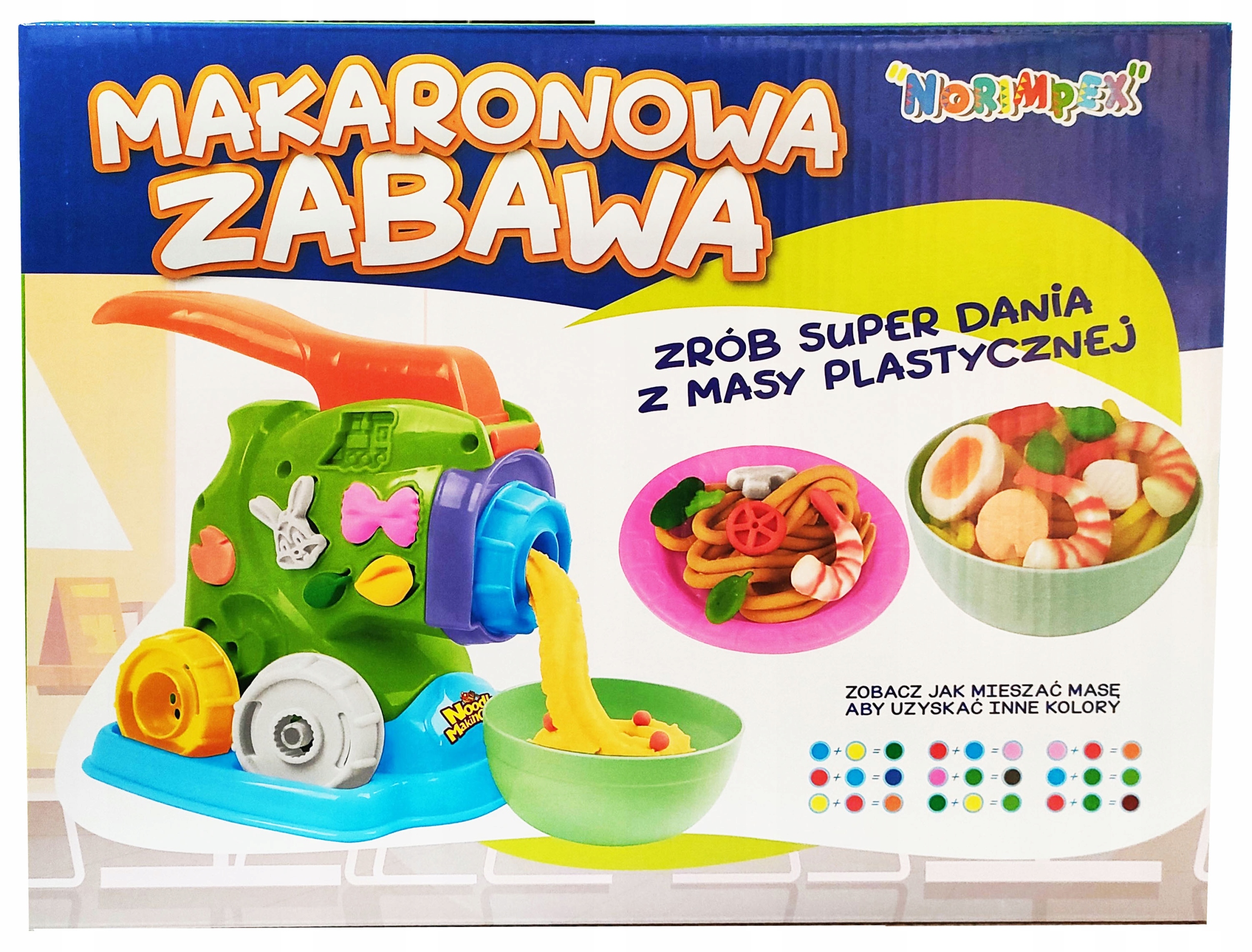 

Makaronowa Zabawa Zestaw Ciastoliny Do Wyciskania