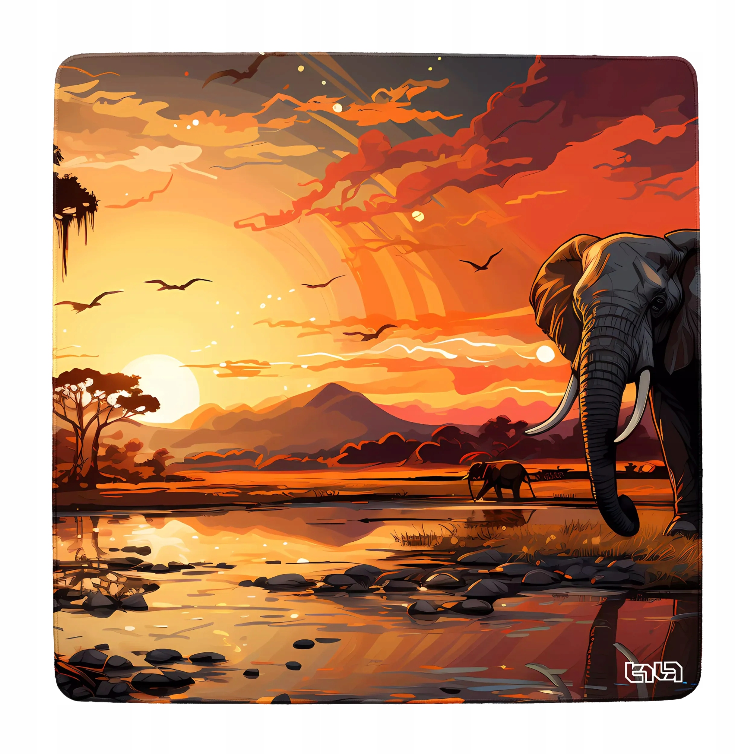 Mata Ochronna Na Podłogę Safari 100x100 Tilt Do biura Antypoślizgowa