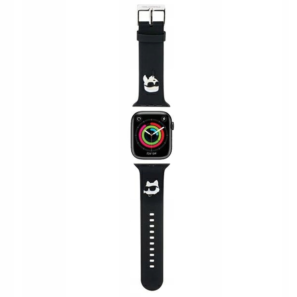Karl Lagerfeld Pásek Klawlslkcnk pro Apple Watch 42/44/45/49 mm černý/black str