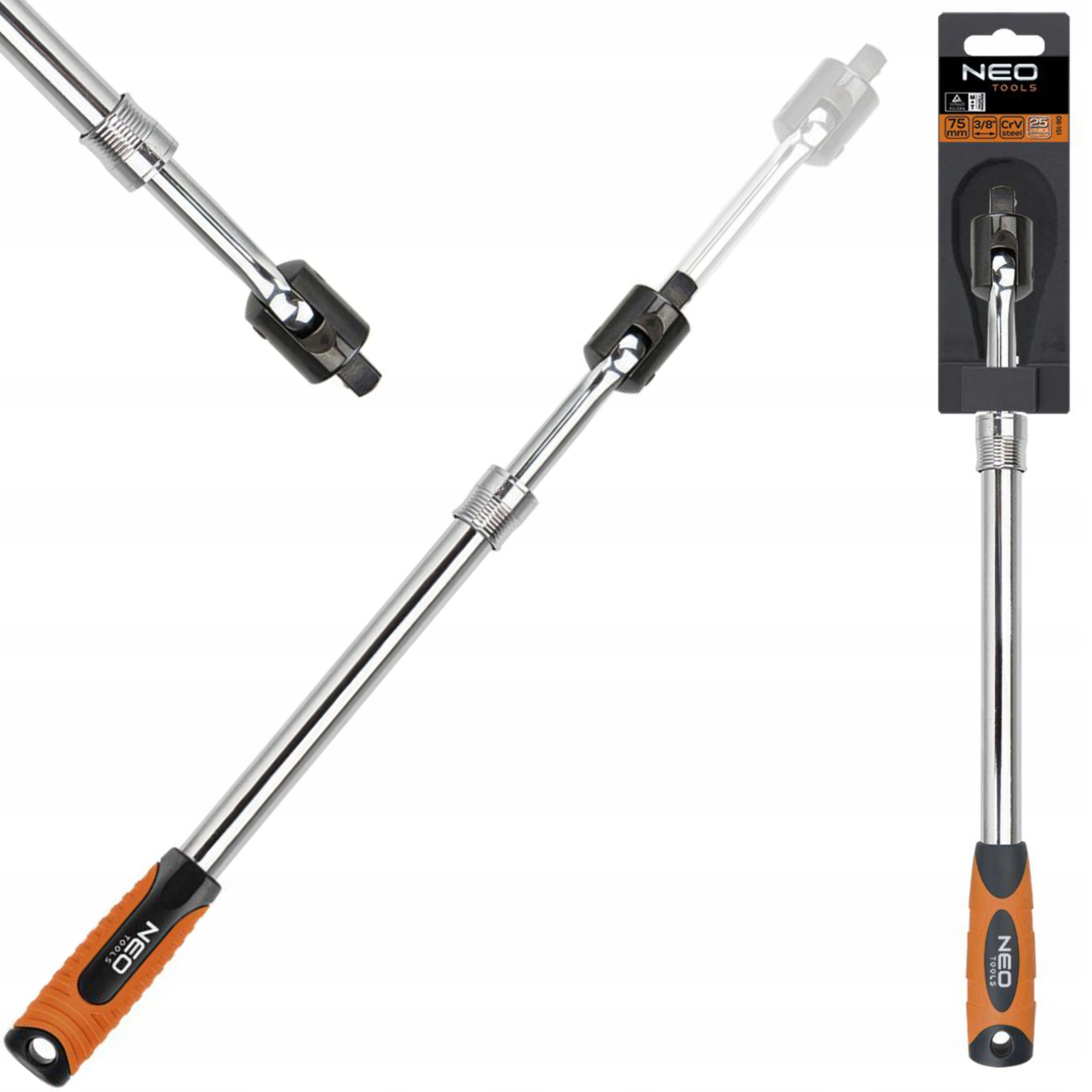 

Neo Rękojeść Z Przegubem Teleskopowa 1/2 470-620mm