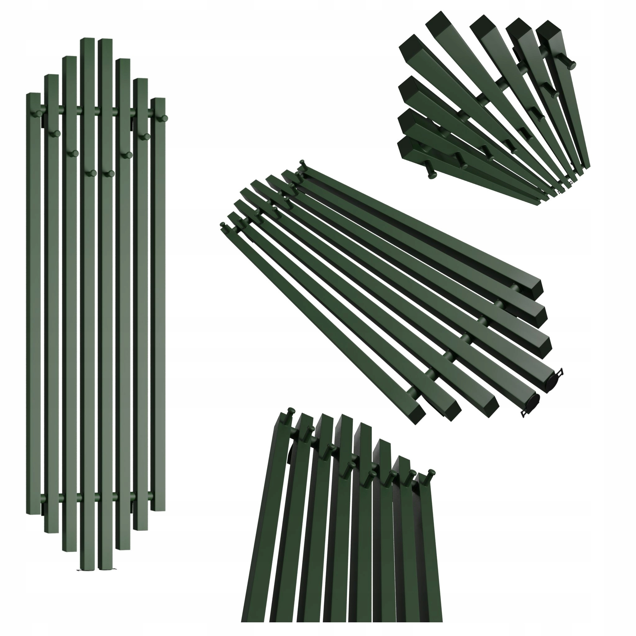 Dekorativní radiátor Bigben 160x38 zelený