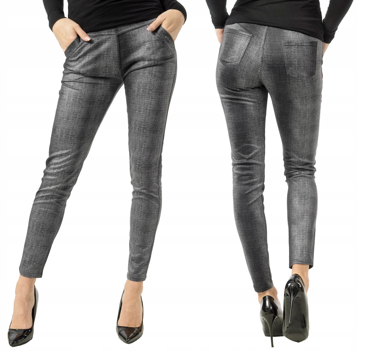 

Spodnie Damskie Jegginsy Rurki PW811-02 r 3XL/4XL