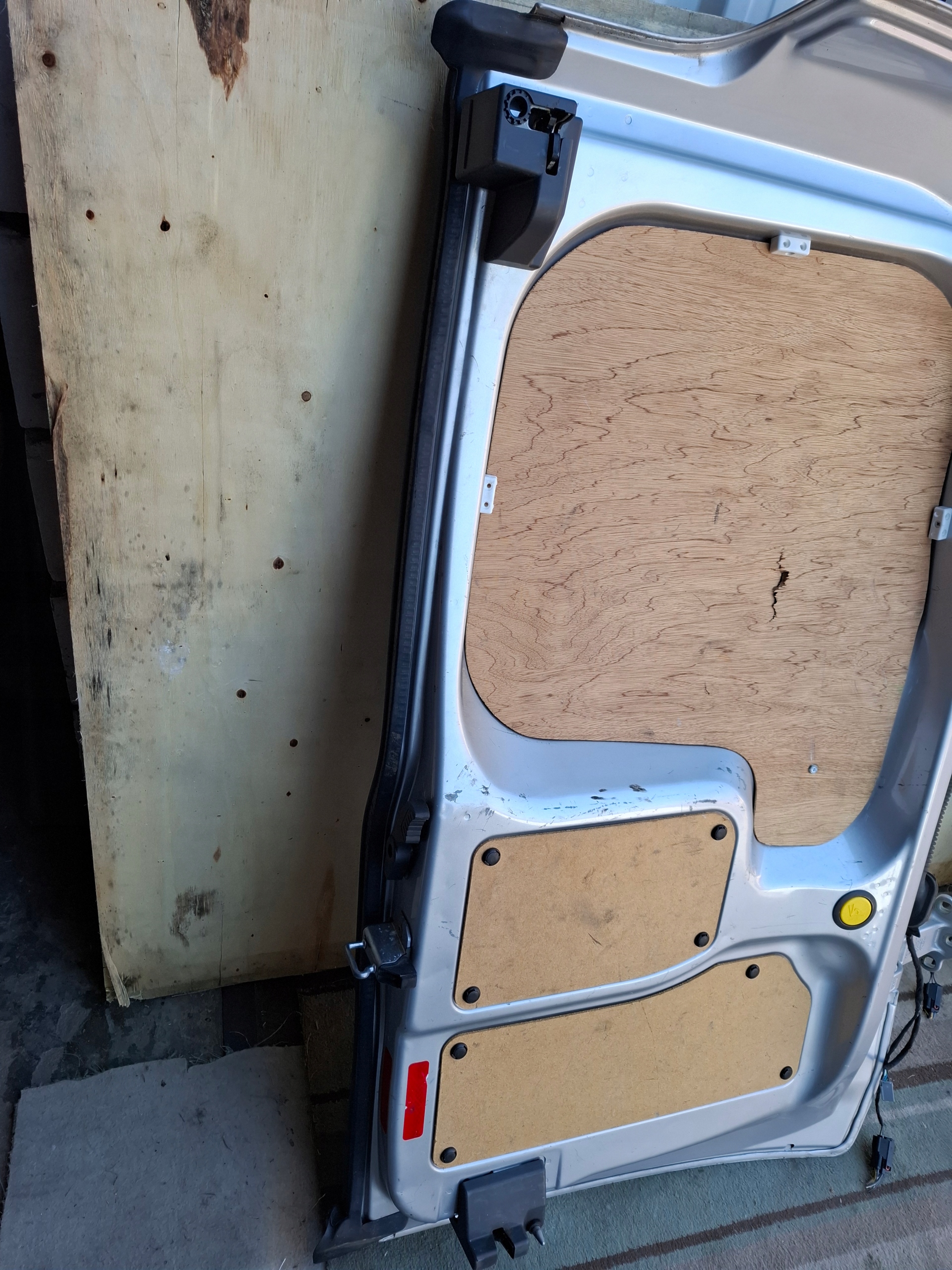 door rear part FORD TRANSIT CONNECT MK2 15r silver