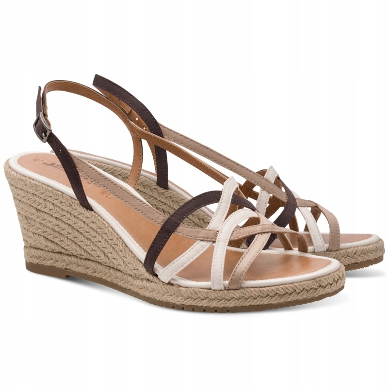 Dámské kotníkové sandály Tamaris 1-28364-46 344 Taupe Comb Vel. 38