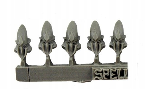 Głowy Hełmy Elfów 10 szt. Space Elves Helmets System Warhammer 40000