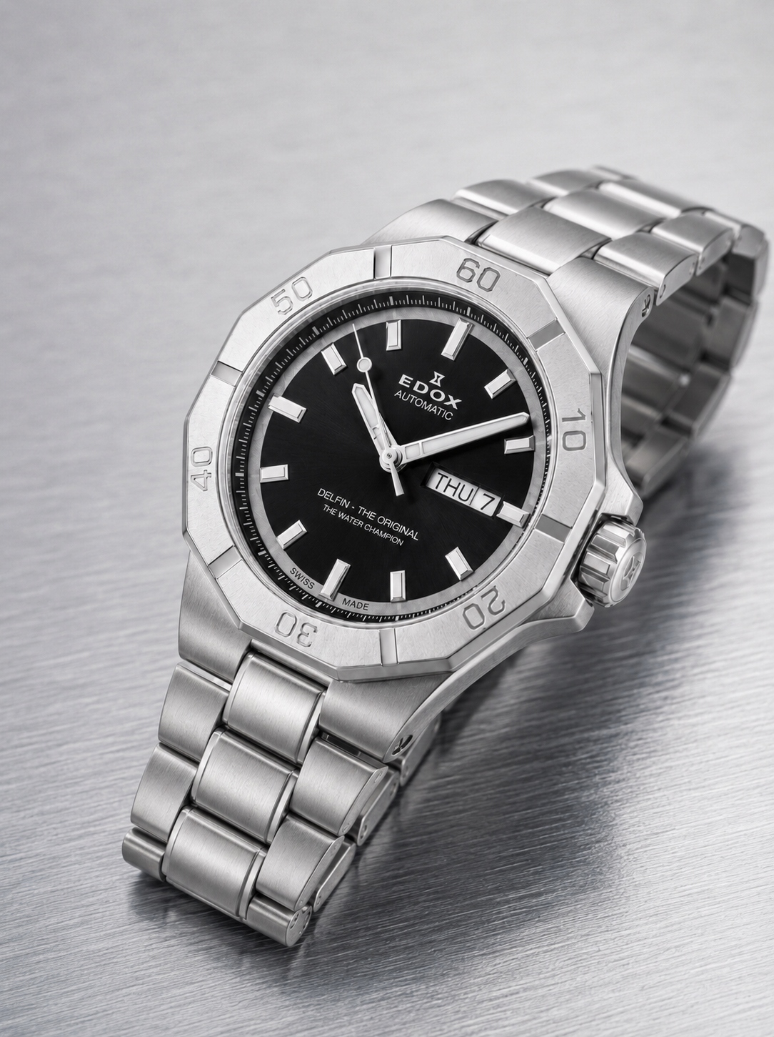 Edox Delfin The Original Automatic 88008-3M-NIN WR200 43mm