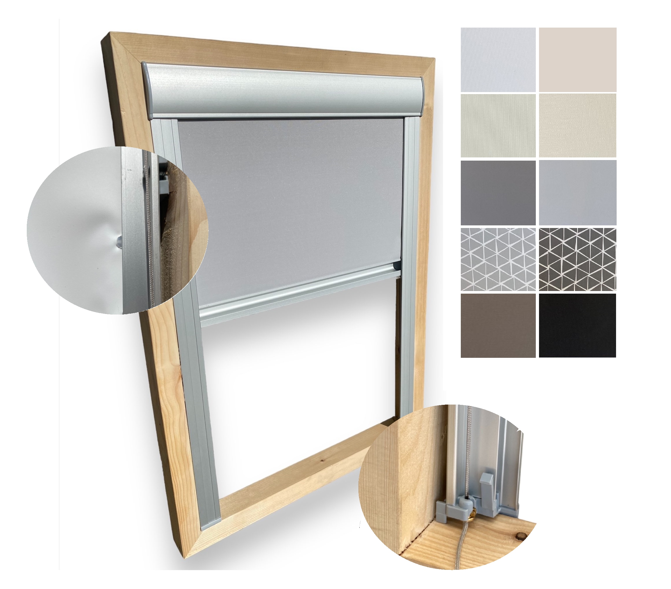 ROLETA DACHOWA ZACIEMNIAJĄCA DO OKIEN VELUX FAKRO ROTO 60x120 cm