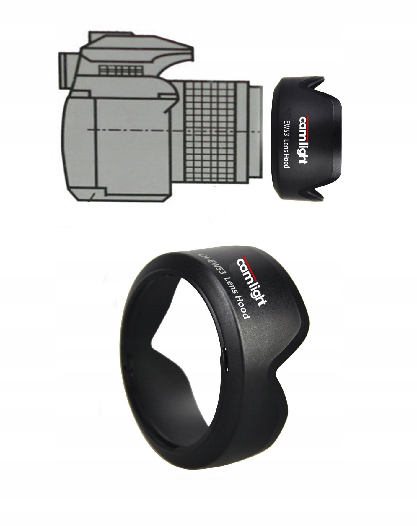 OSŁONA PRZECIWSŁONECZNA ZAMIENNIK CANON EW-53