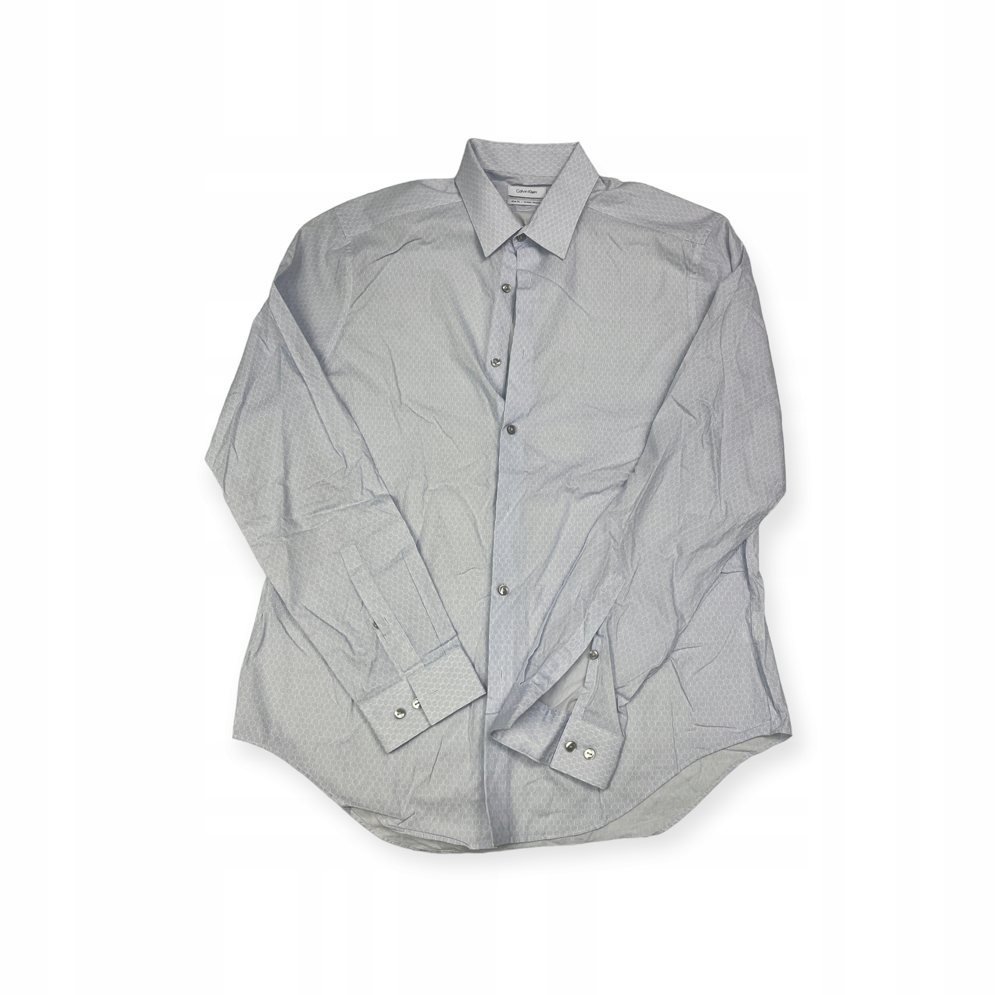 Elegantní pánská košile s dlouhým rukávem Calvin Klein L