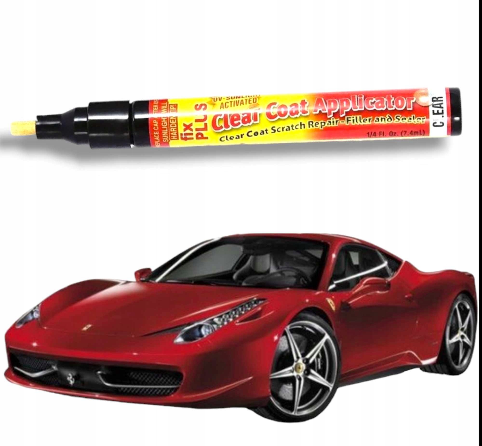 KREDKA NA RYSY MARKER PISAK NA LAKIER SAMOCHODOWY BEZBARWNY DO RYS FIX IT ! Pojemność opakowania 12 ml