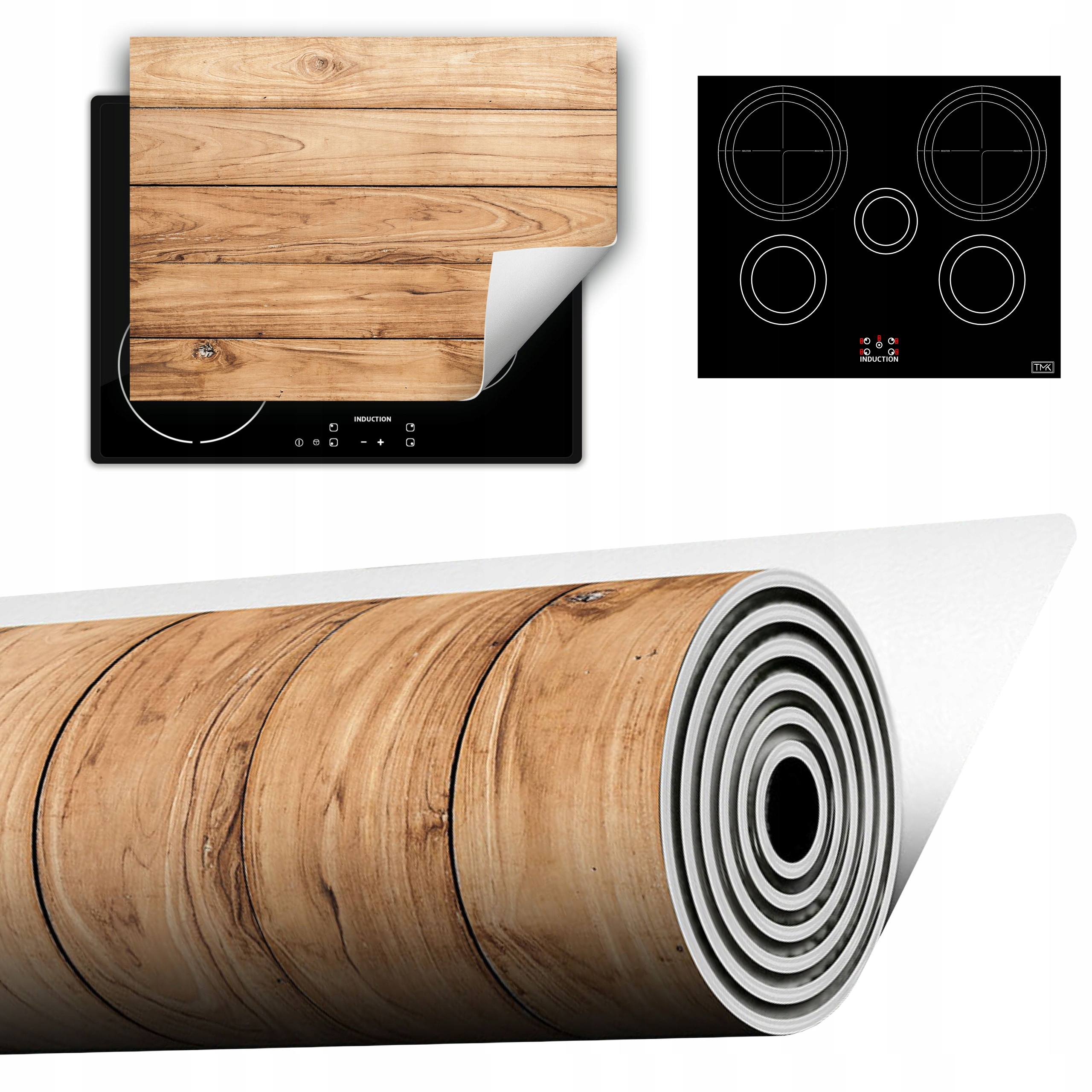 Vinylová Podložka Do Kuchyně Více Místa 70x52 Dřevěné panely