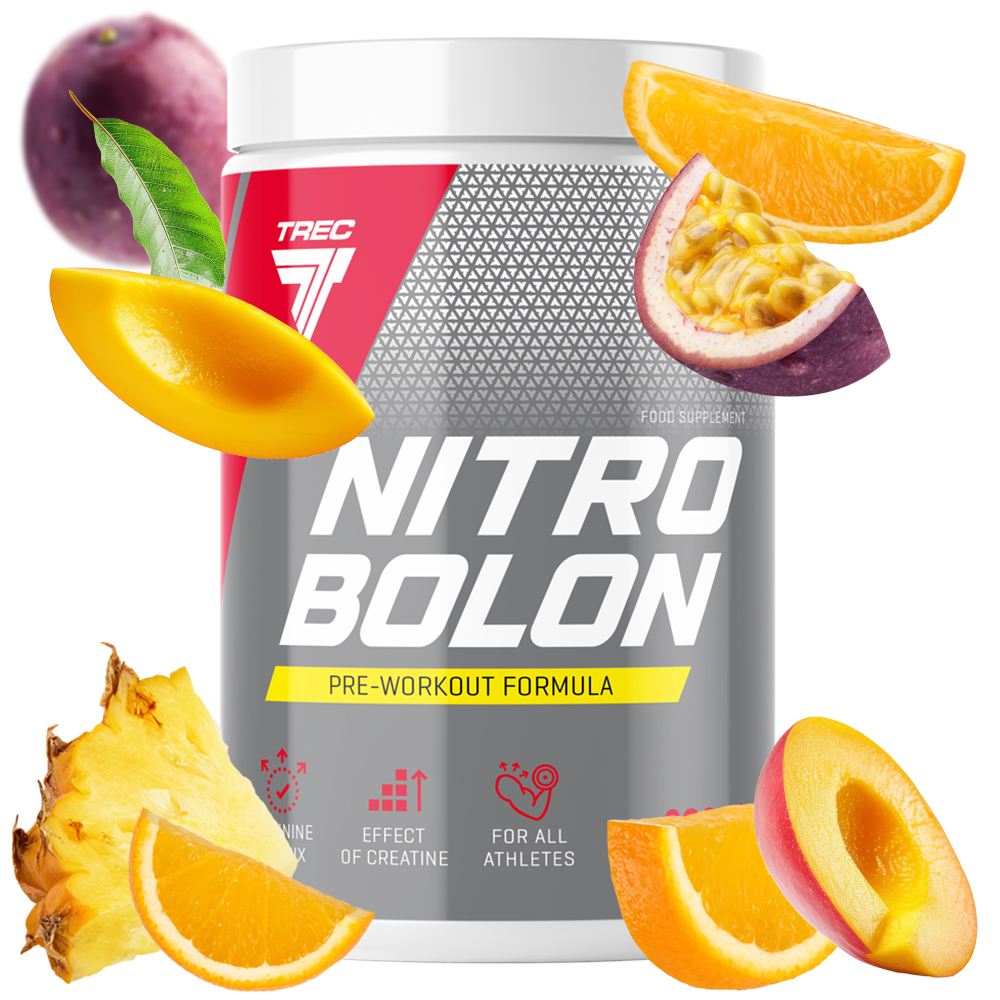 TREC NITROBOLONE 600G ЦИТРУЛЛИН AAKG КРЕАТИН НАСОС ПЕРЕД ТРЕНИРОВКОЙ