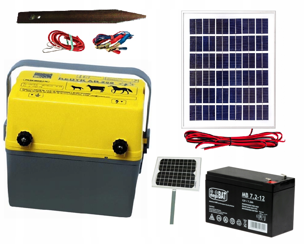 

Zestaw solarny pastuch elektryczny