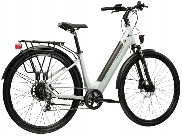 Rower Kross Sentio Hybrid 2.0 504Wh rama M koło 28 srebrny