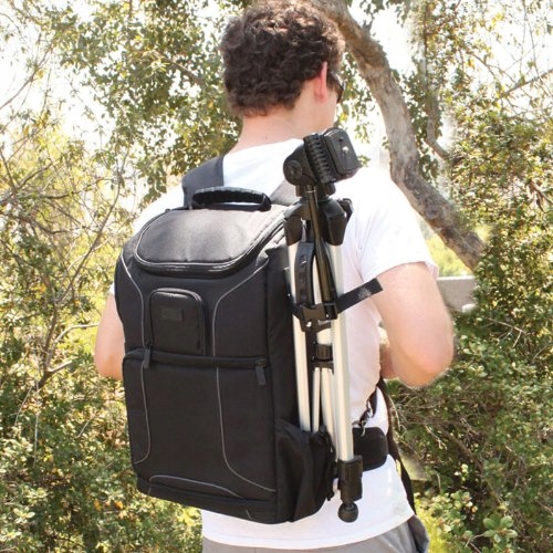 USA GEAR Plecak Na Aparat DSLR Z Przegrodą Na Laptop 43 cm Wodoodporny — miniatura 6