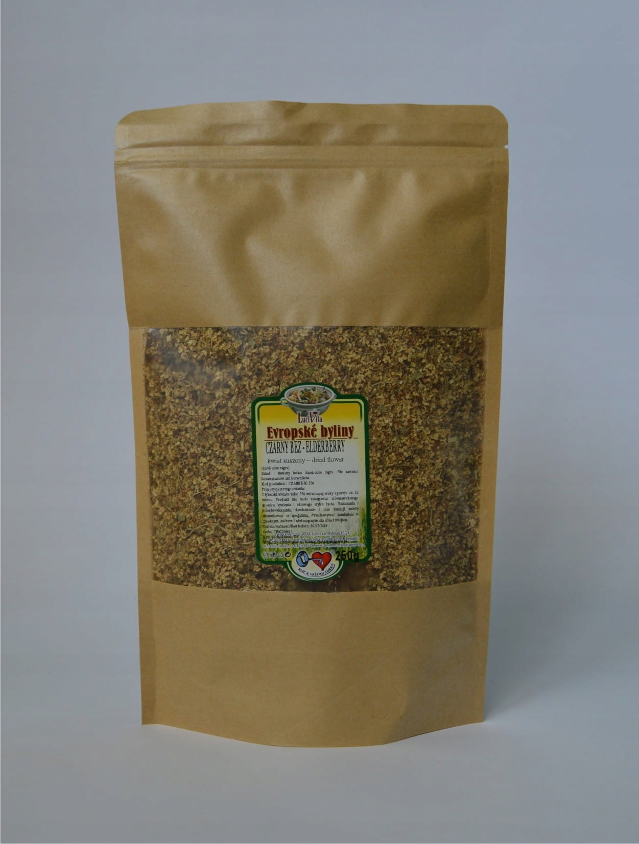 Czarny bez kwiat suszony 250g