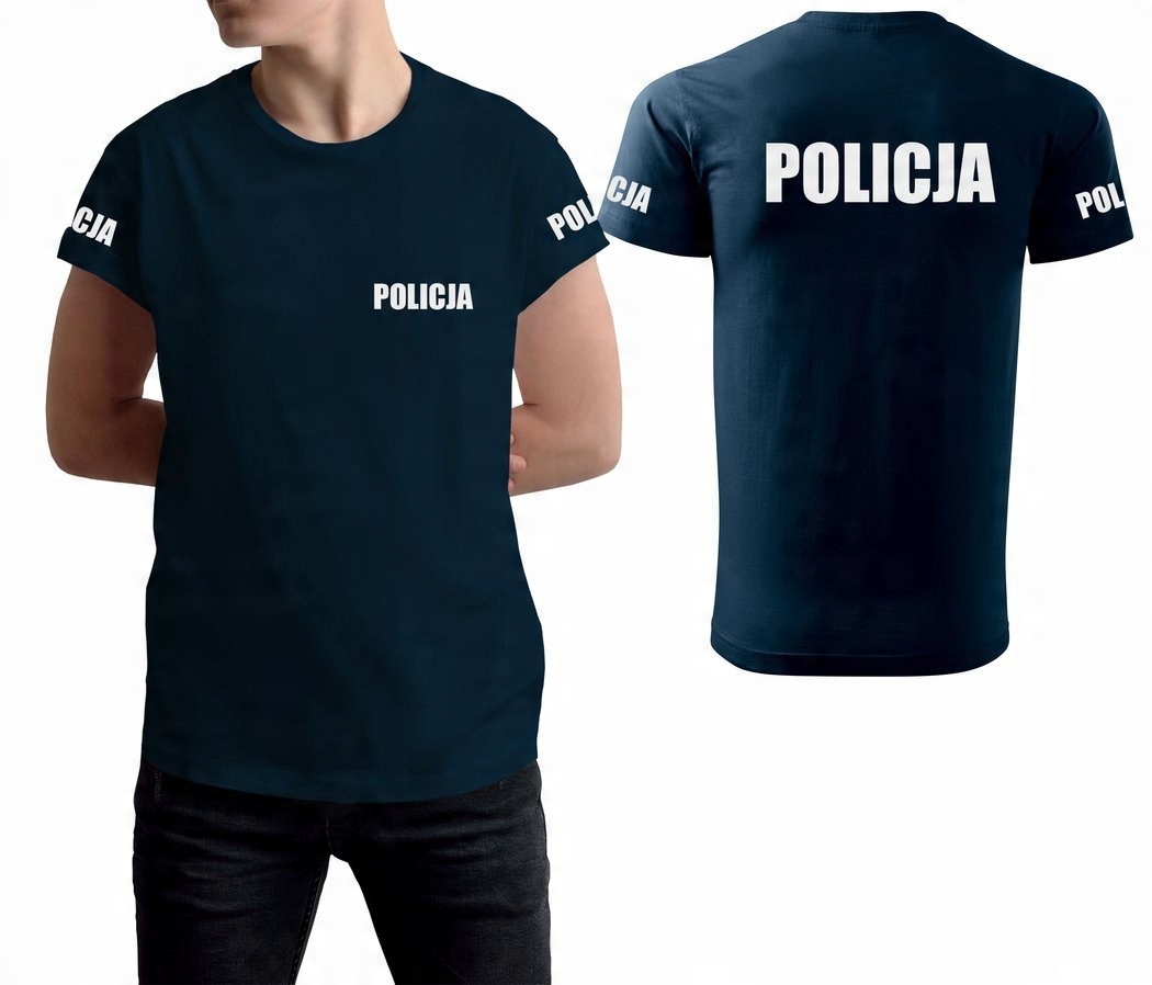 

T-shirt Policja bawełniany Odblaskowa koszulka 5XL