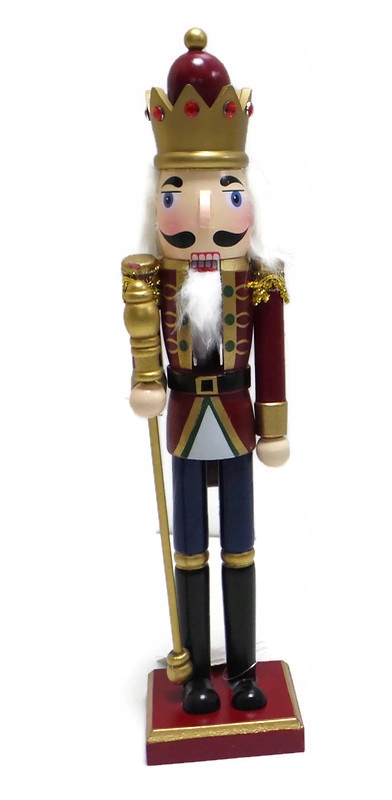 FIGURKA DZIADEK DO ORZECHÓW KRÓL 38 cm