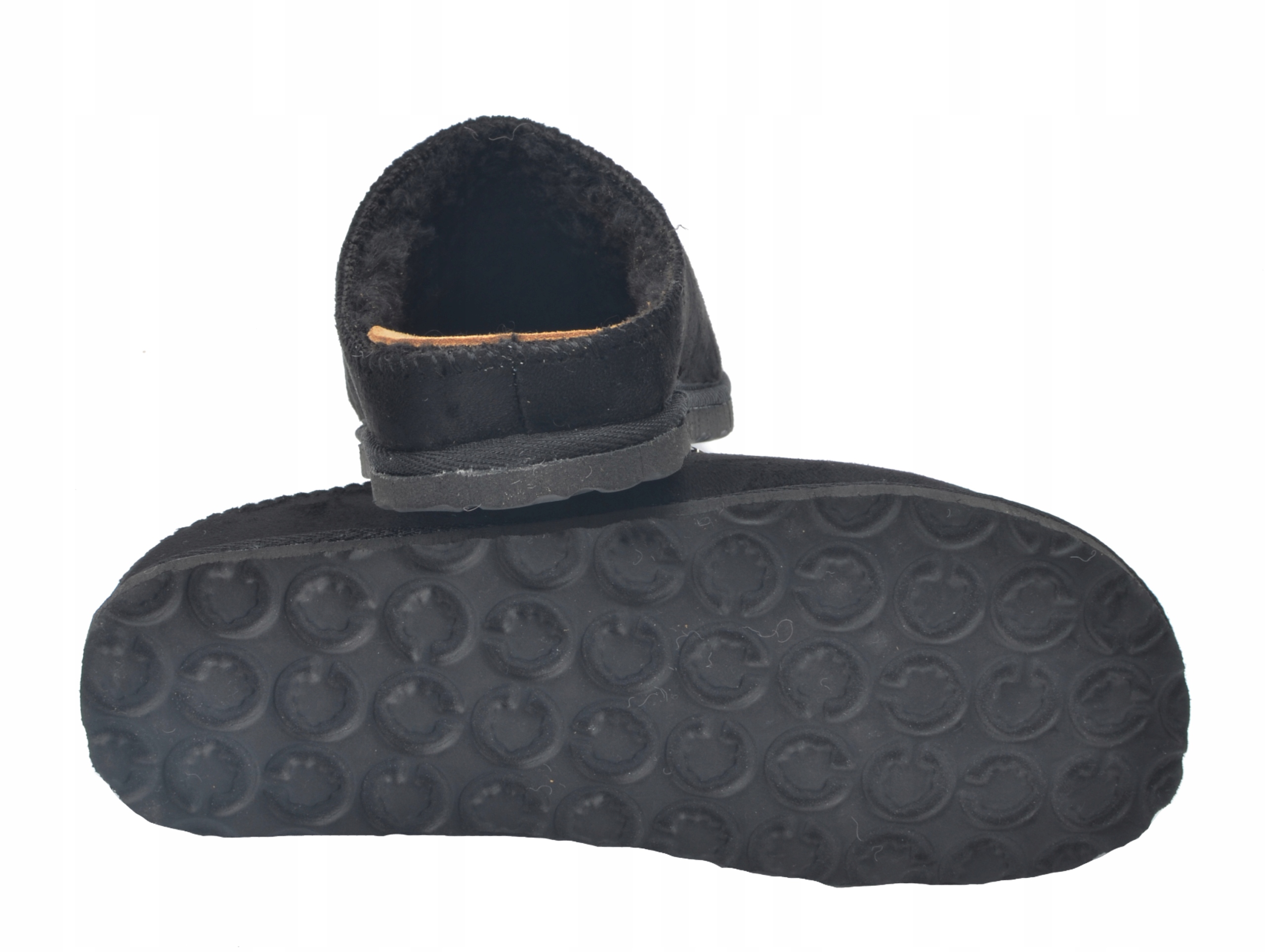 INBLU KAPCIE FUTRO KLAPKI DAMSKIE CS34 BAMBOSZE OCIEPLANE 37 Długość wkładki 24 cm