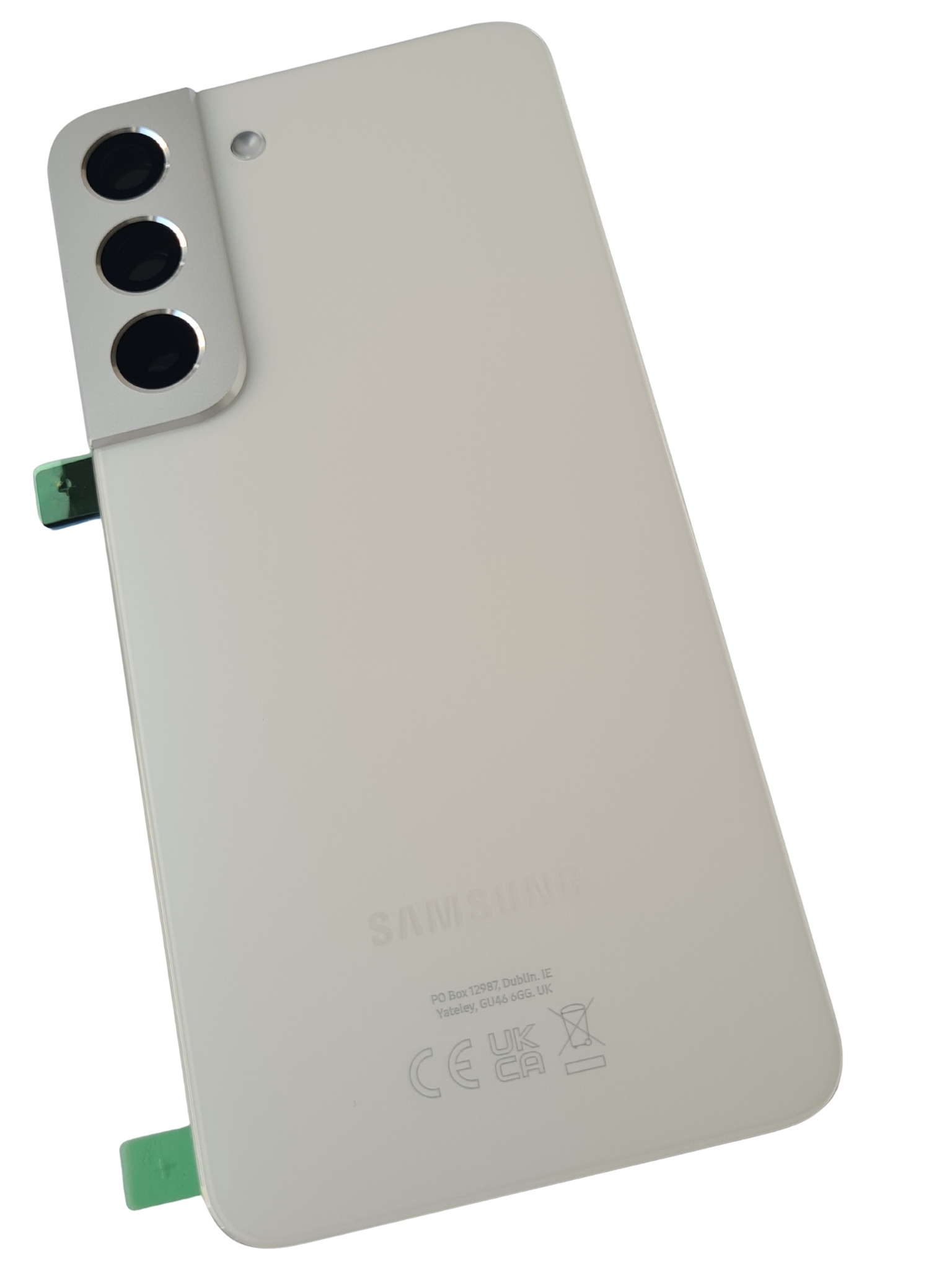 Org Klapka tył obudowa plecki oryginał do Samsung Galaxy S22 SM-S901 biała