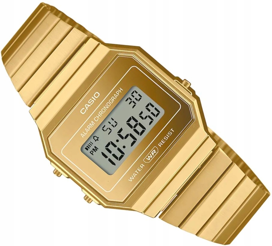Digitální Hodinky Casio A700WEVG-9A Retro Klasika Slim S Podsvícením