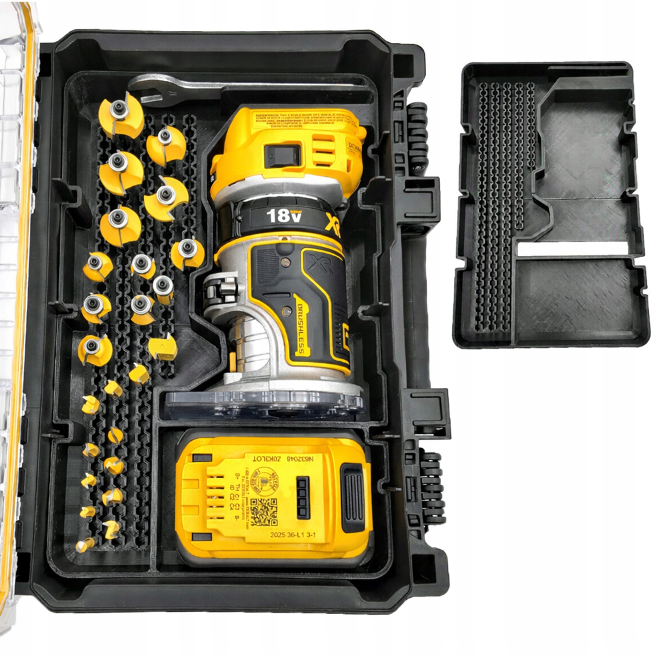 Wkładka Organizer DeWalt ToughSystem 2.0 Do Frezarka 18V DCW600N 3DMX
