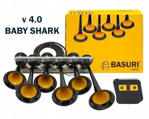 SYGNAŁ FANFARA BASURI BABY SHARK 4.0 12/24, SYNGAŁY PNEUMATYCZNE
