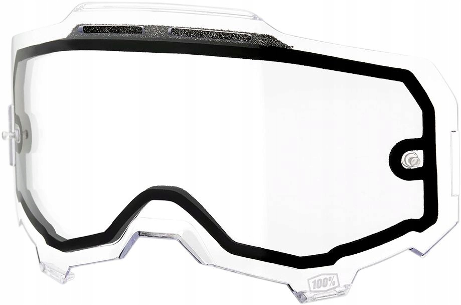 Szybka Do Gogli 100% Armega Dual Vented Clear