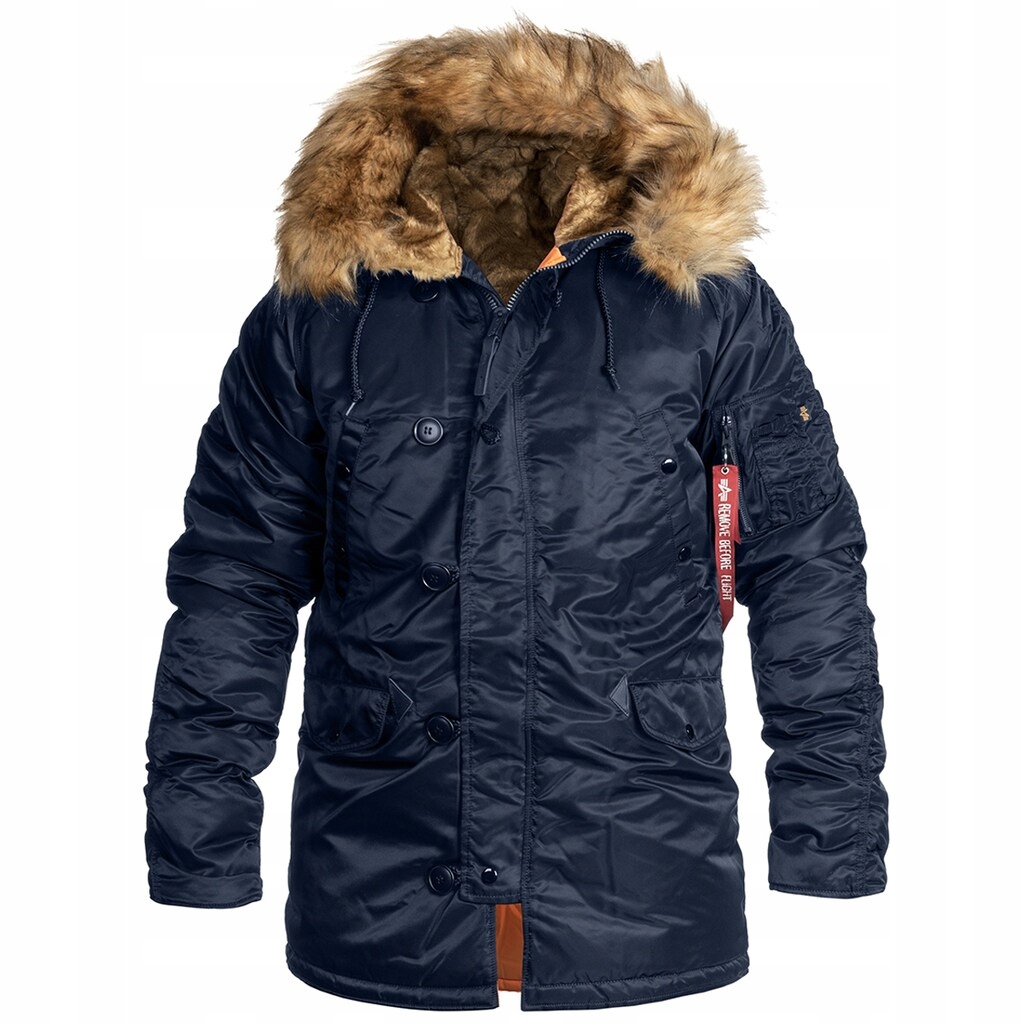 Zimní bunda Alpha Industries N3B Vf 59 Fitted Replica Blue S