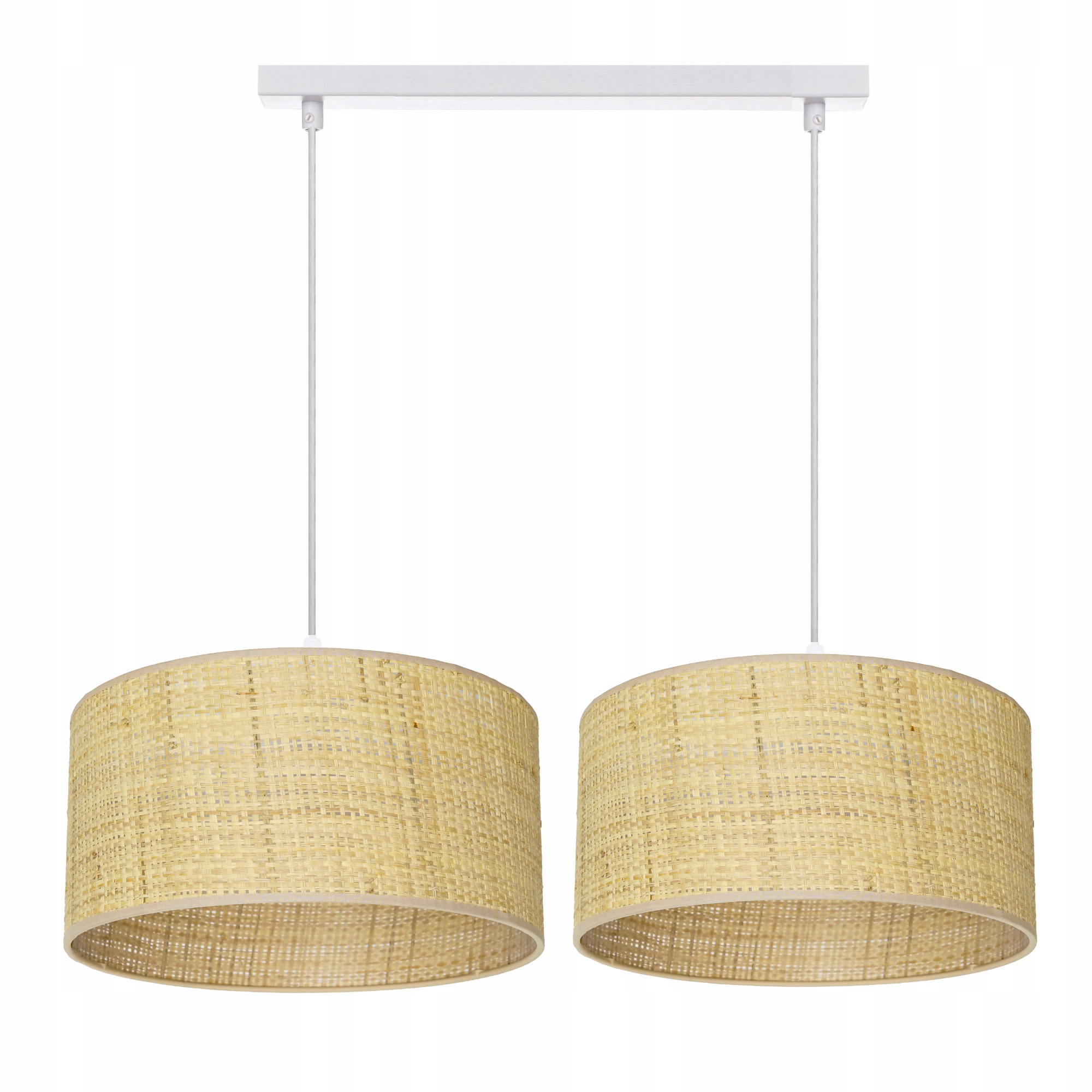 Závěsná Stropní Ratanová Lampa Etno Stropní Stínidlo Boho Ratan 30 CM E27