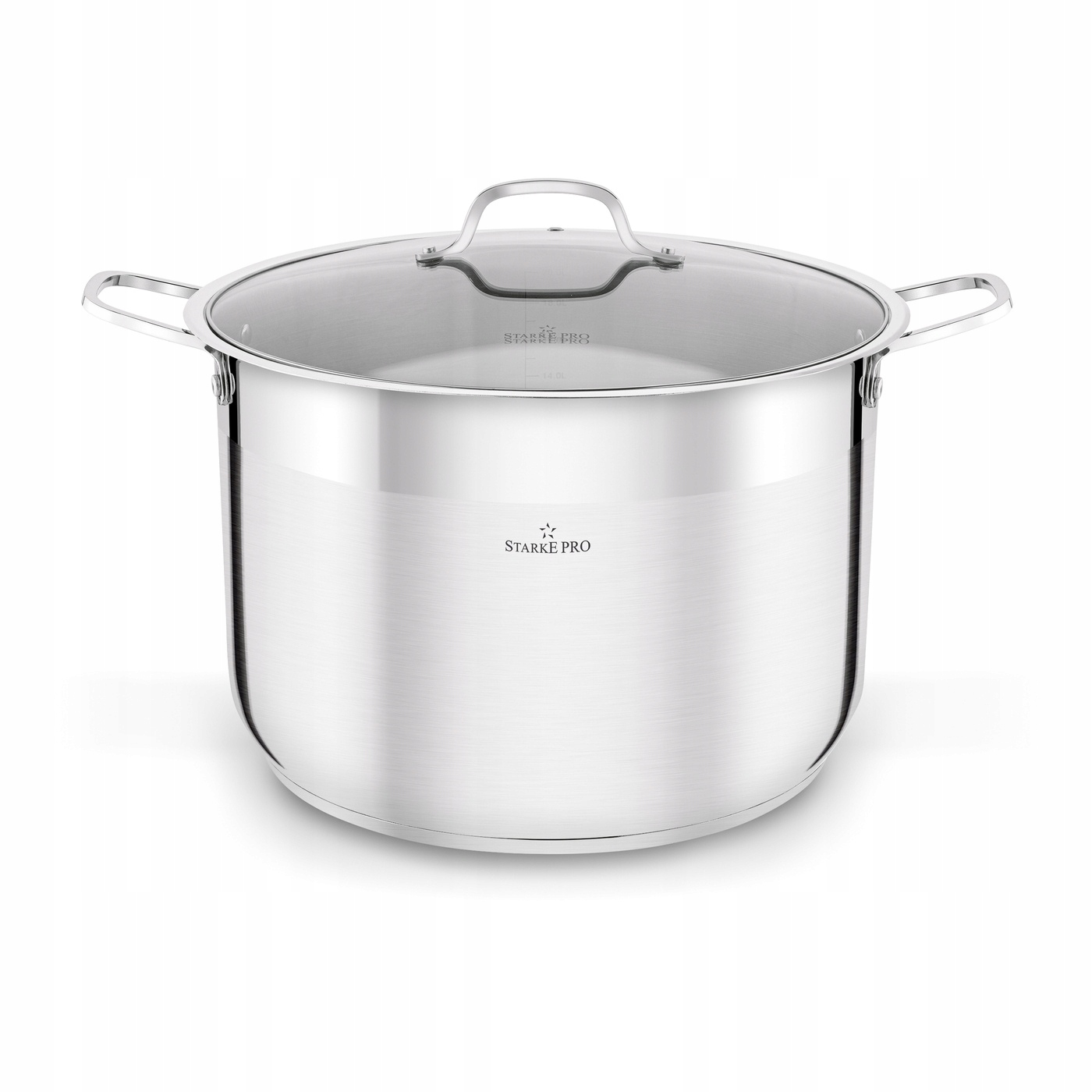 Garnek Indukcja Stalowy Solidny Wysoki Duży Stalowy Starke Pro Aveiro 20 l