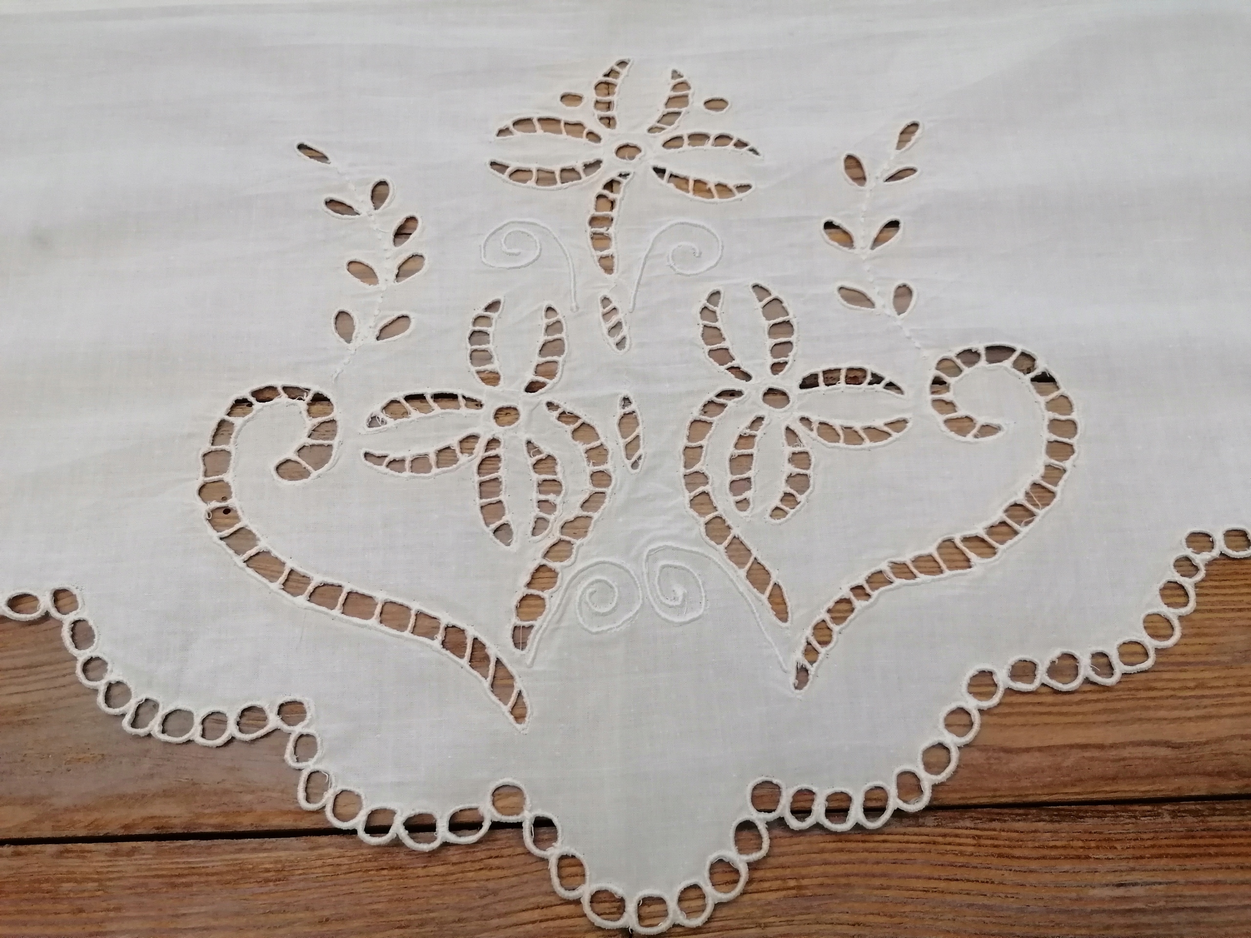 RUSTYKALNA FOLKOWA ZASŁONKA ZAZDROSTKA LAMBREKIN HAFT RICHELIEU 35x90 nr.18