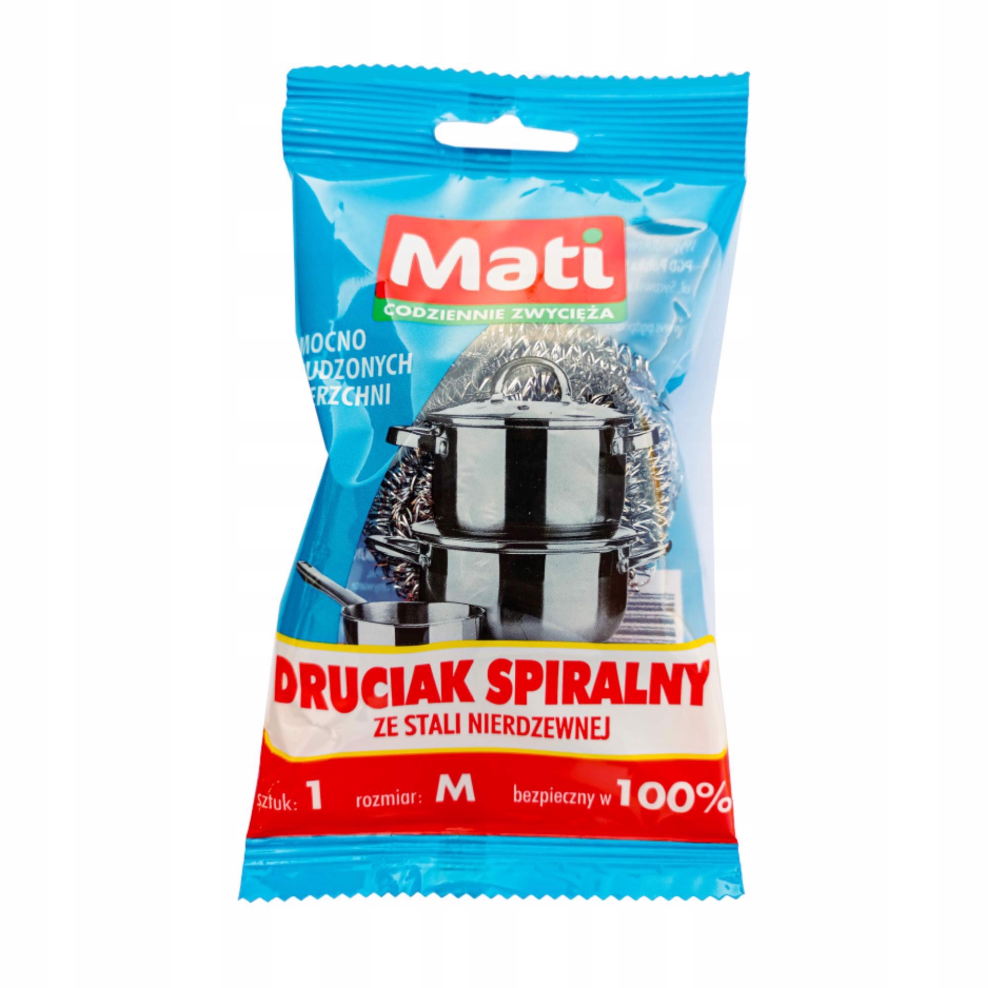 

Mati Druciak Spiralny (1) Stal Nierdzewna M