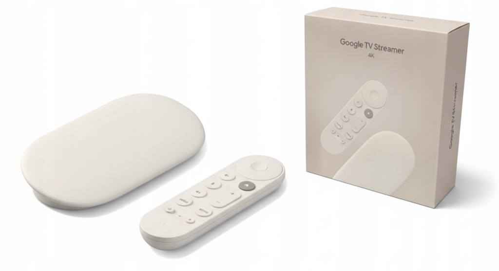 Multimediálny prehrávač Google Tv Streamer 4K Porcelain