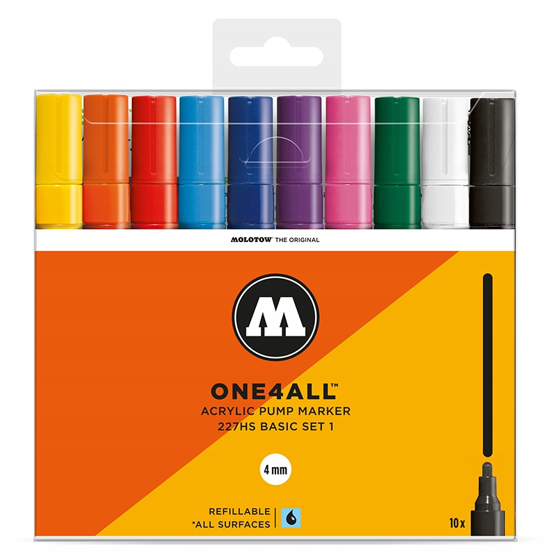 Markery Molotow One4All 227HS Basic Set 1 10 szt