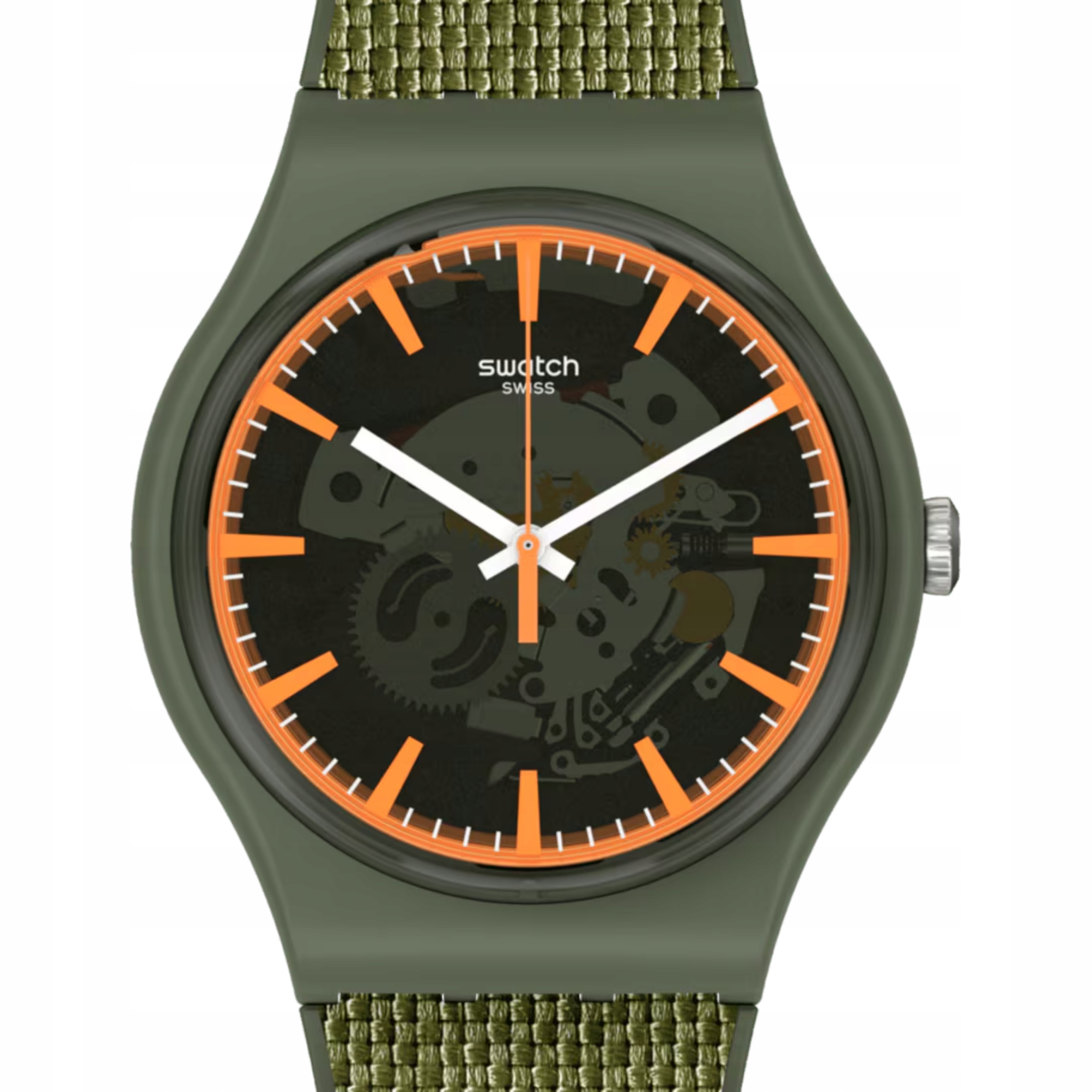 Hodinky Swatch Ongpay! Zelené SO28K110-6000 Unisex Nové