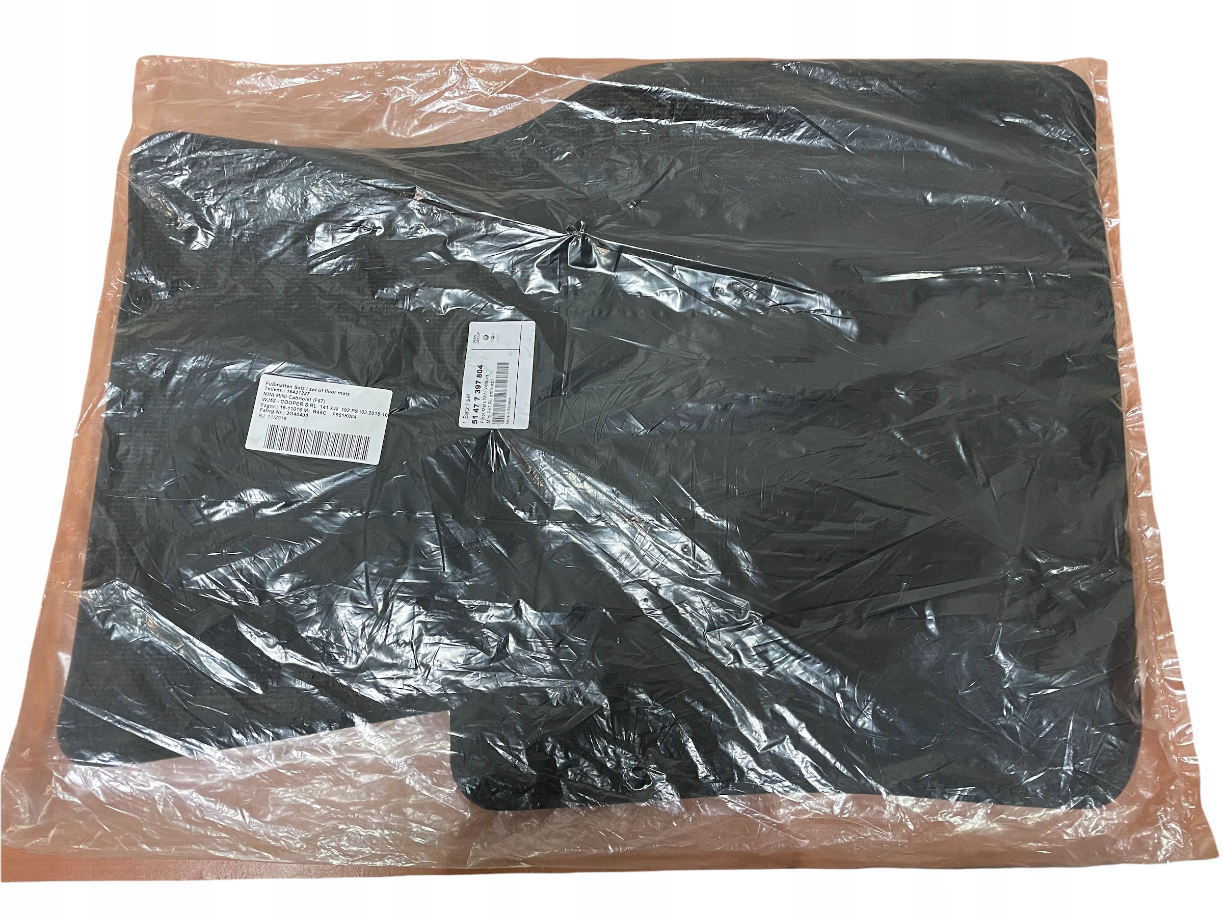 tappetini WELUROWE KPL MINI F57 ANGLIK Originale
