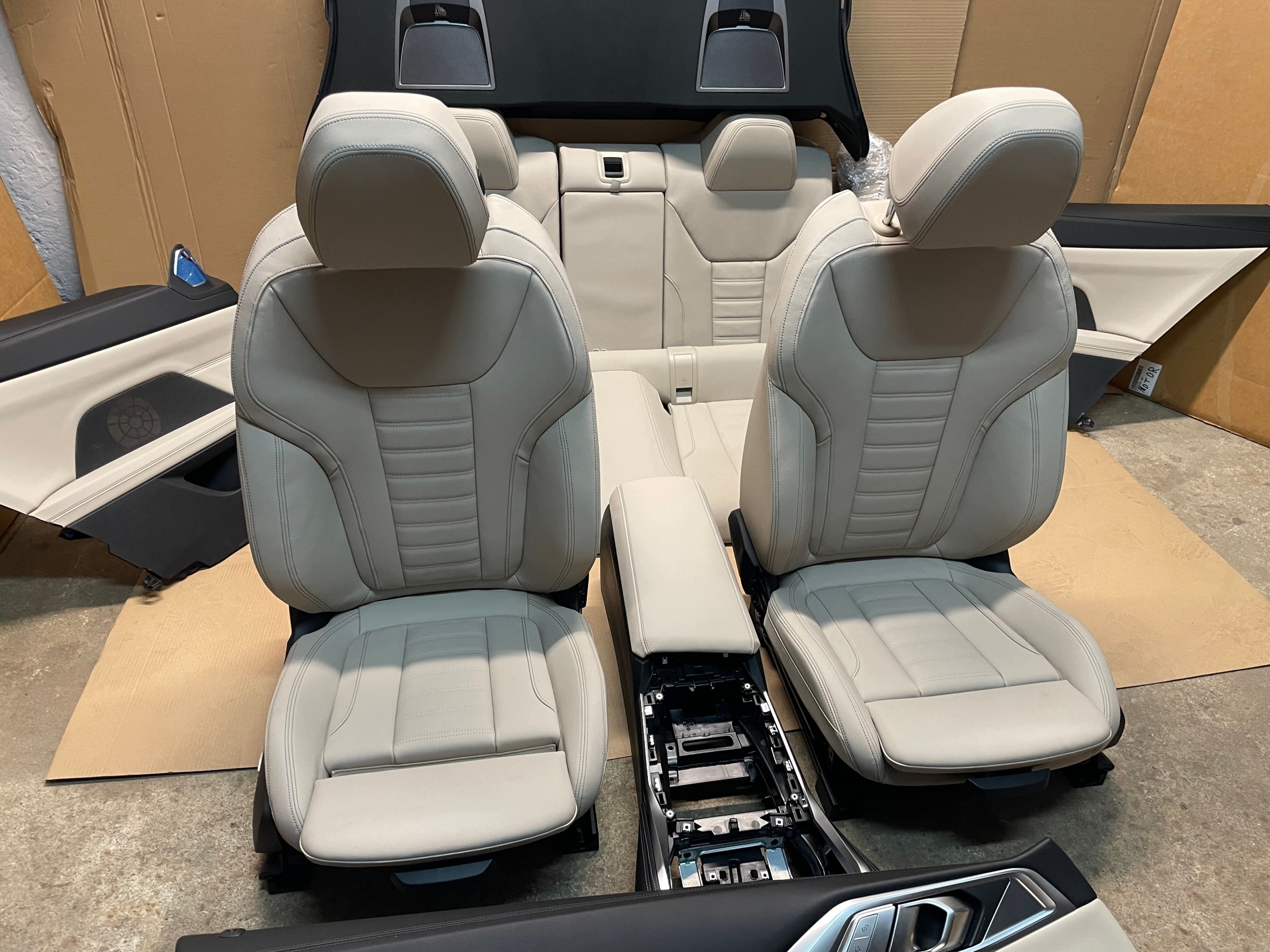 sedili pelle, in pelle POMPOWANE PAMIEC HARMAN / KARDON BMW 4 G22