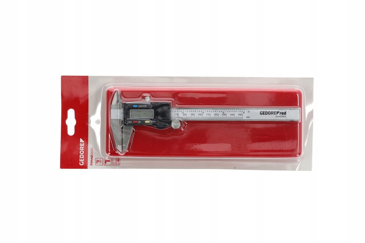 GEDORE Red Cyfrowy Suwmiarka Mm Cal Wyświetlacz Zakres 153 Mm 6 Cal Pomiar — miniatura 5