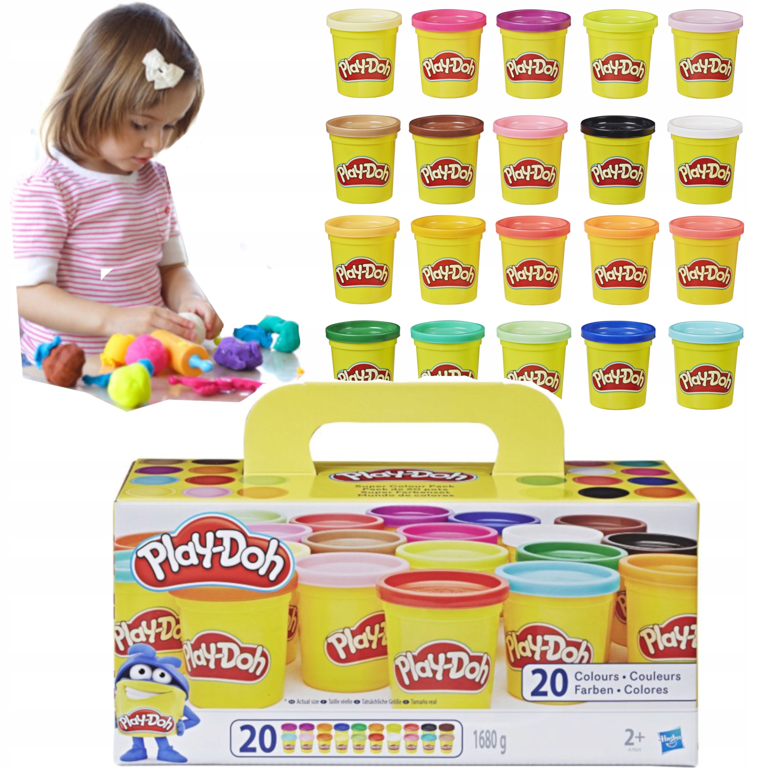 НАБОР PLAY DOH ПЛЕЙ ДО ПО ДЕЛУ АТТАШЕ 20 ПОДАРОК